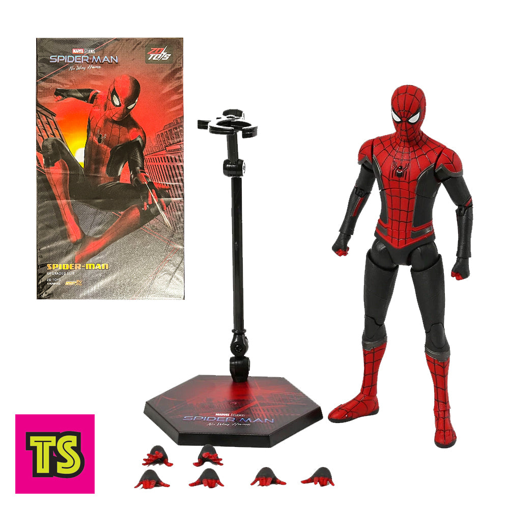 MCU Spider-Man Upgraded Suit 7-Inch (1/10), Spider-Man No Way Home