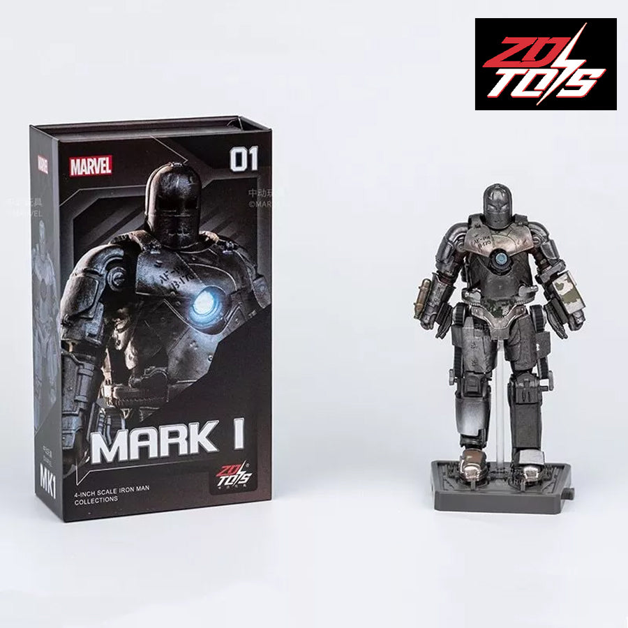 MCU Iron Man MK I 4-Inch Hall of Armors, Marvel Officially