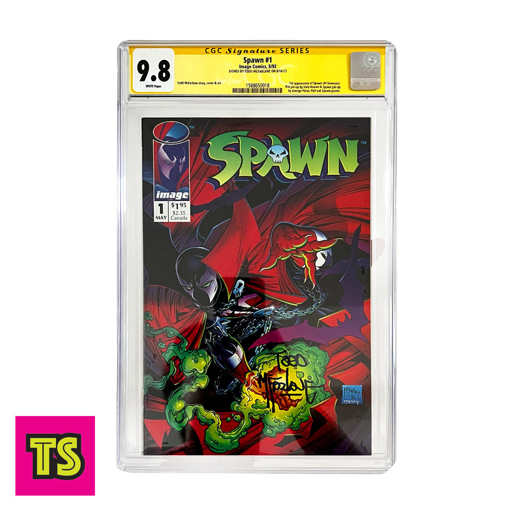 1992 Spawn #1 on sale CGC 9.8 White Pages McFarlane Image Comics