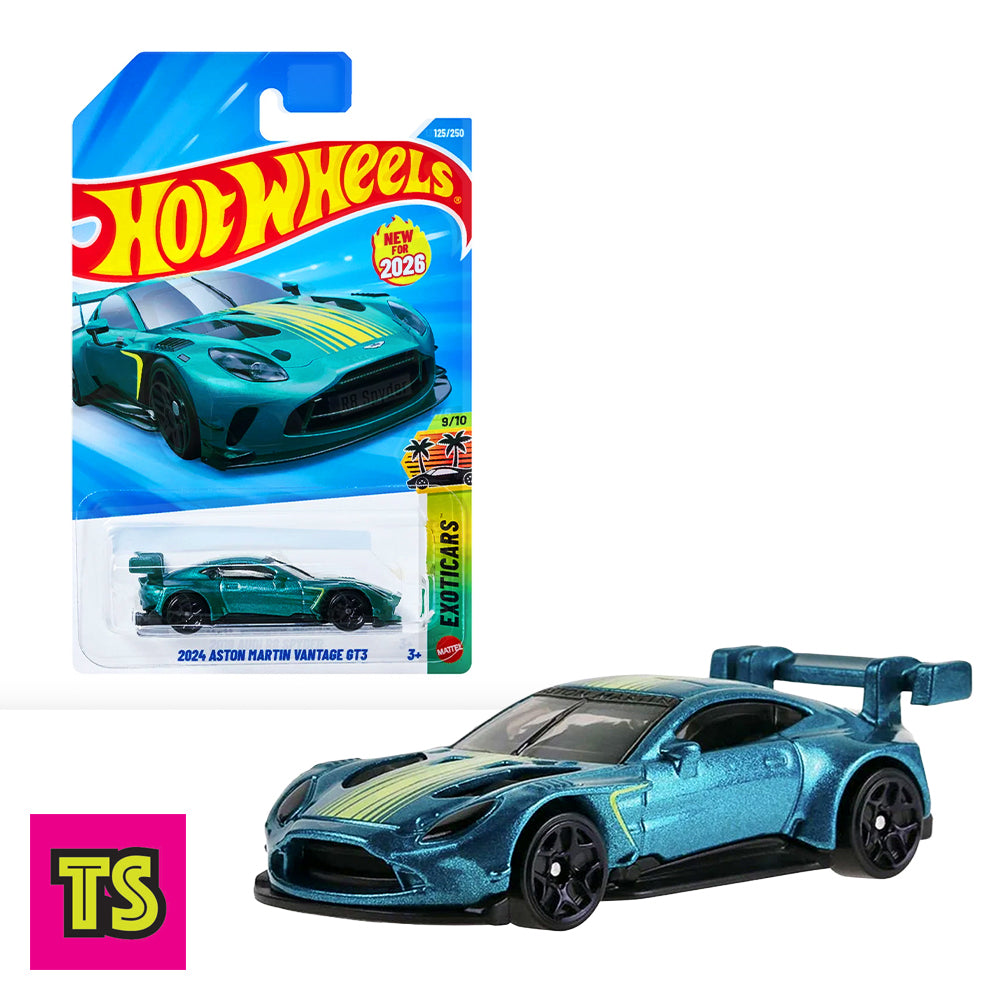 2024 Aston Martin Vantage GT3, Hot Wheels Basic Car Collection by