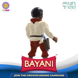 Angled 2, Andres Bonifacio, Bayani 3.5" Scale Figure, MunTee Figs Crowdfunding Campaign #1 by ToySack Studios 2024 | ToySack, buy MunTee Figs toys exclusively at ToySack Philippines