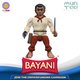 Accessories in Hand, Andres Bonifacio, Bayani 3.5" Scale Figure, MunTee Figs Crowdfunding Campaign #1 by ToySack Studios 2024 | ToySack, buy MunTee Figs toys exclusively at ToySack Philippines