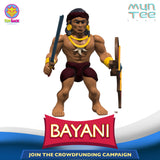 Angled View, Lapu Lapu, Bayani 3.5" Scale Figure, MunTee Figs Crowdfunding Campaign #1 by ToySack Studios 2024 | ToySack, buy other MunTee Figs toys only at ToySack Philippines