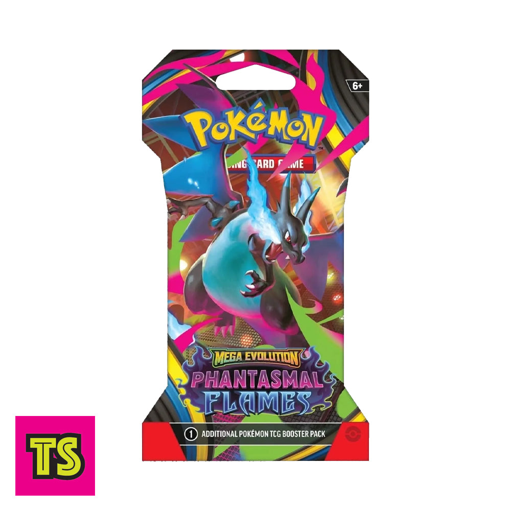 Pokmon TCG: Mega Evolution Phantasmal Flames Sleeved Booster Pack (Mega Charizard X Art) | ToySack "ToysAaack" | Re/Create Your Childhood Pokmon TCG: Mega Evolution Phantasmal Flames Sleeved Booster Pack (Mega Charizard X Art) | ToySack "ToysAaack" | Re/Create Your Childhood