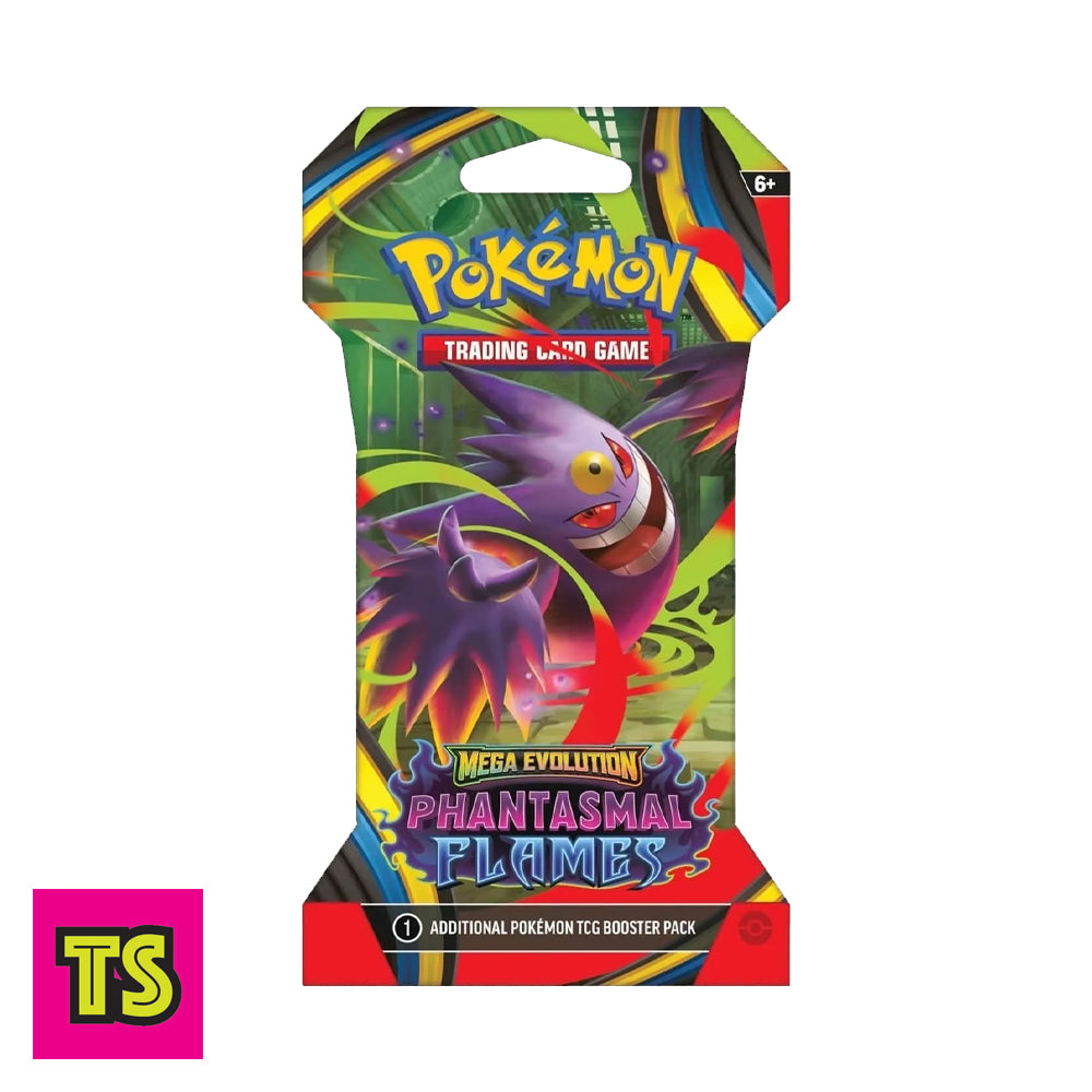 Pokmon TCG: Mega Evolution Phantasmal Flames Sleeved Booster Pack (Mega Gengar Art) | ToySack "ToysAaack" | Re/Create Your Childhood Pokmon TCG: Mega Evolution Phantasmal Flames Sleeved Booster Pack (Mega Gengar Art) | ToySack "ToysAaack" | Re/Create Your Childhood