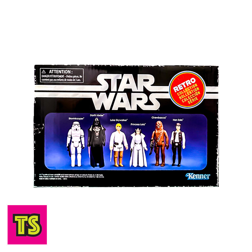 6-pack Wave 1 A New Hope Set With Luke, Leia, Han, Chewbacca, Darth 