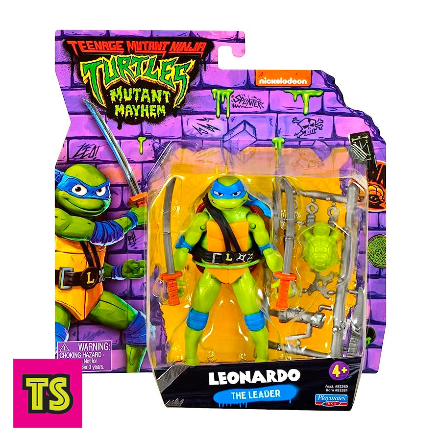 Leonardo 4.5 Inches Ninja Turtles TMNT Mutant Mayhem by