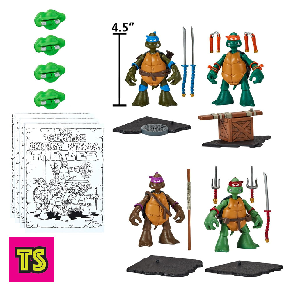 Kevin Eastman Original Sketch Colorized Set of Leonardo, Raphael