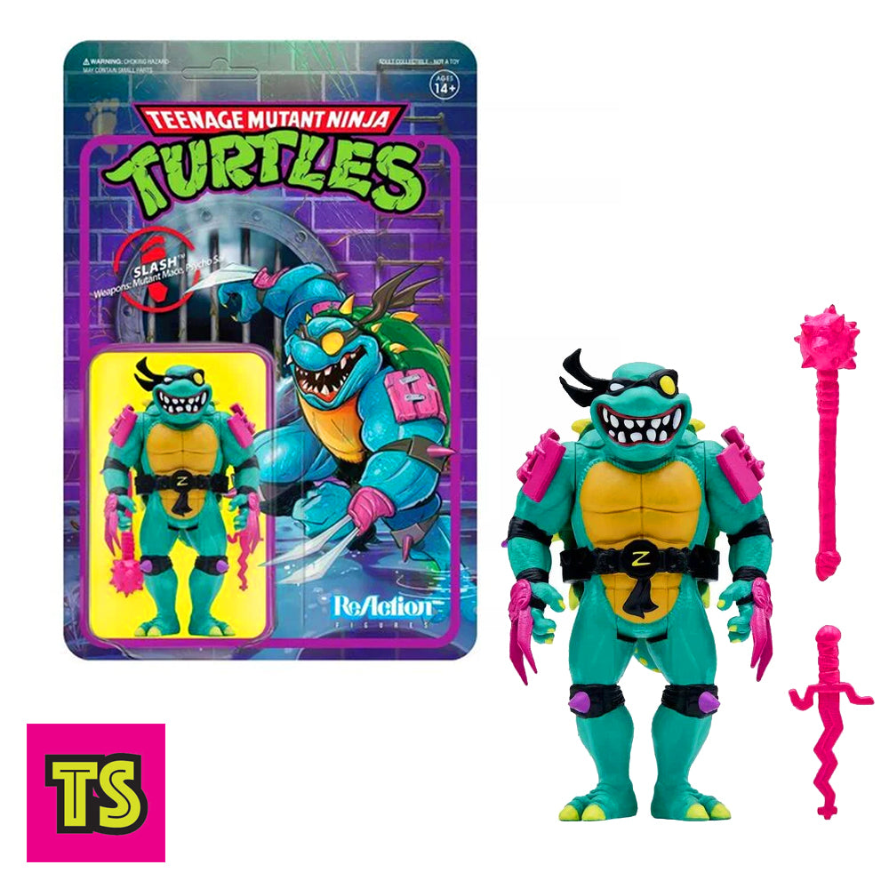 Slash, Teenage Mutant Ninja Turtles TMNT Reaction Figures by Super