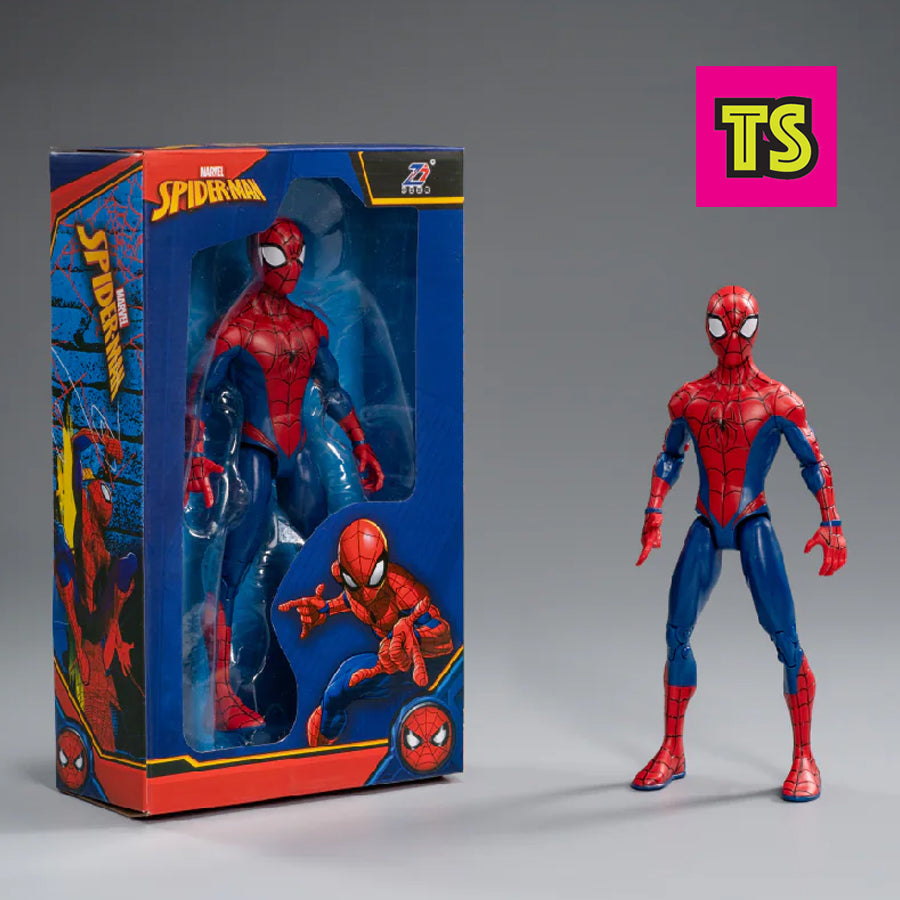 Classic Spider-Man 7-Inch Basic Figure, Marvel Officially Licensed