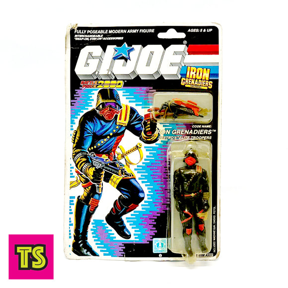Iron Grenadiers (New on Card), Vintage GI Joe A Real American Hero by Hasbro 1988 | ToySack