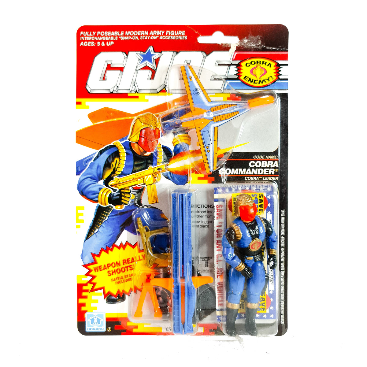 ToySack Cobra Commander v4, GI Joe ARAH by Hasbro 1991