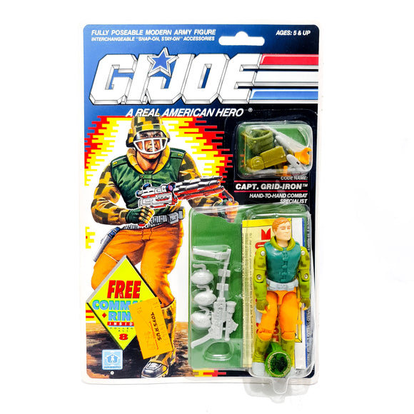 Capt. Grid-Iron, Vintage GI Joe A Real American Hero by Hasbro 1990 | ToySack, buy vintage GI Joe toys for sale online at ToySack Philippines