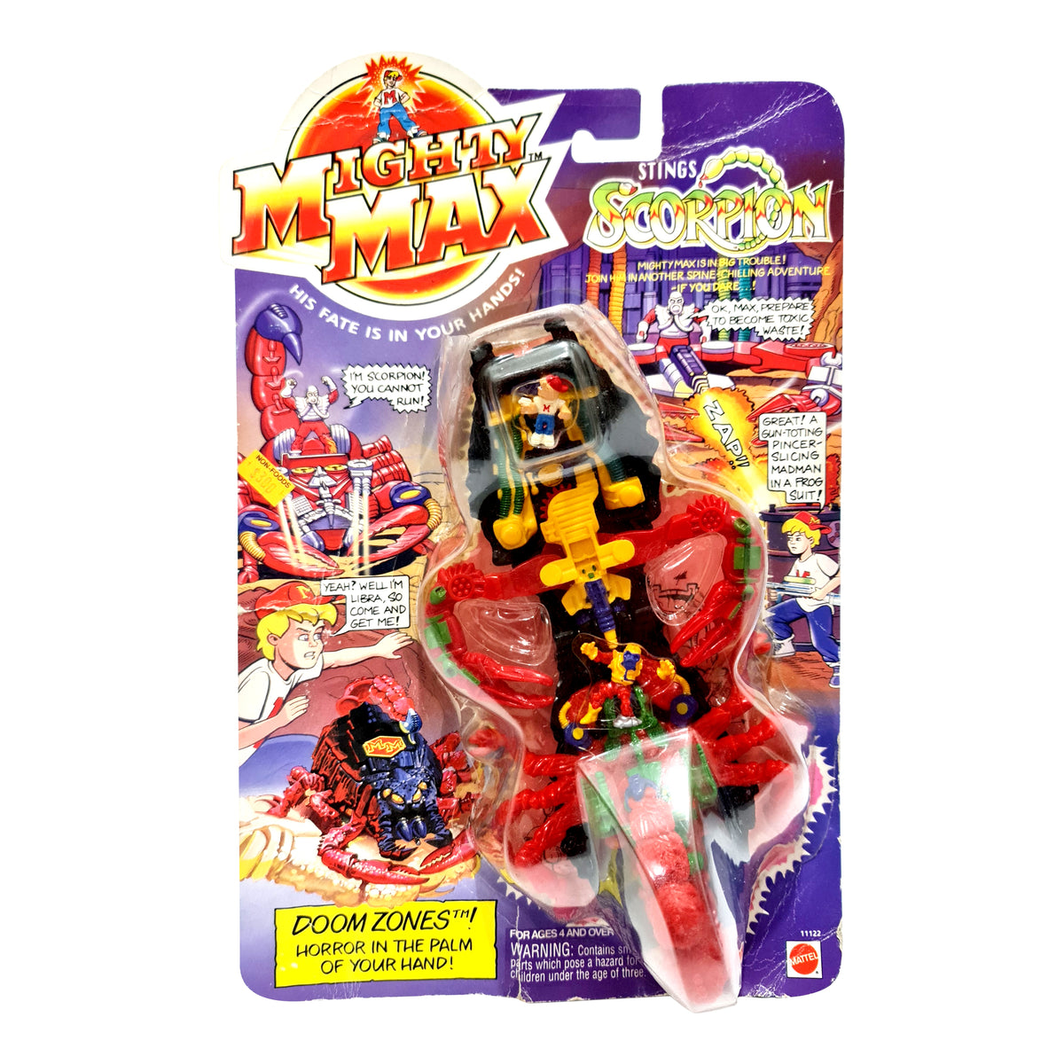 ToySack | Doom Zones Stings Scorpion Playset, Vintage Mighty Max