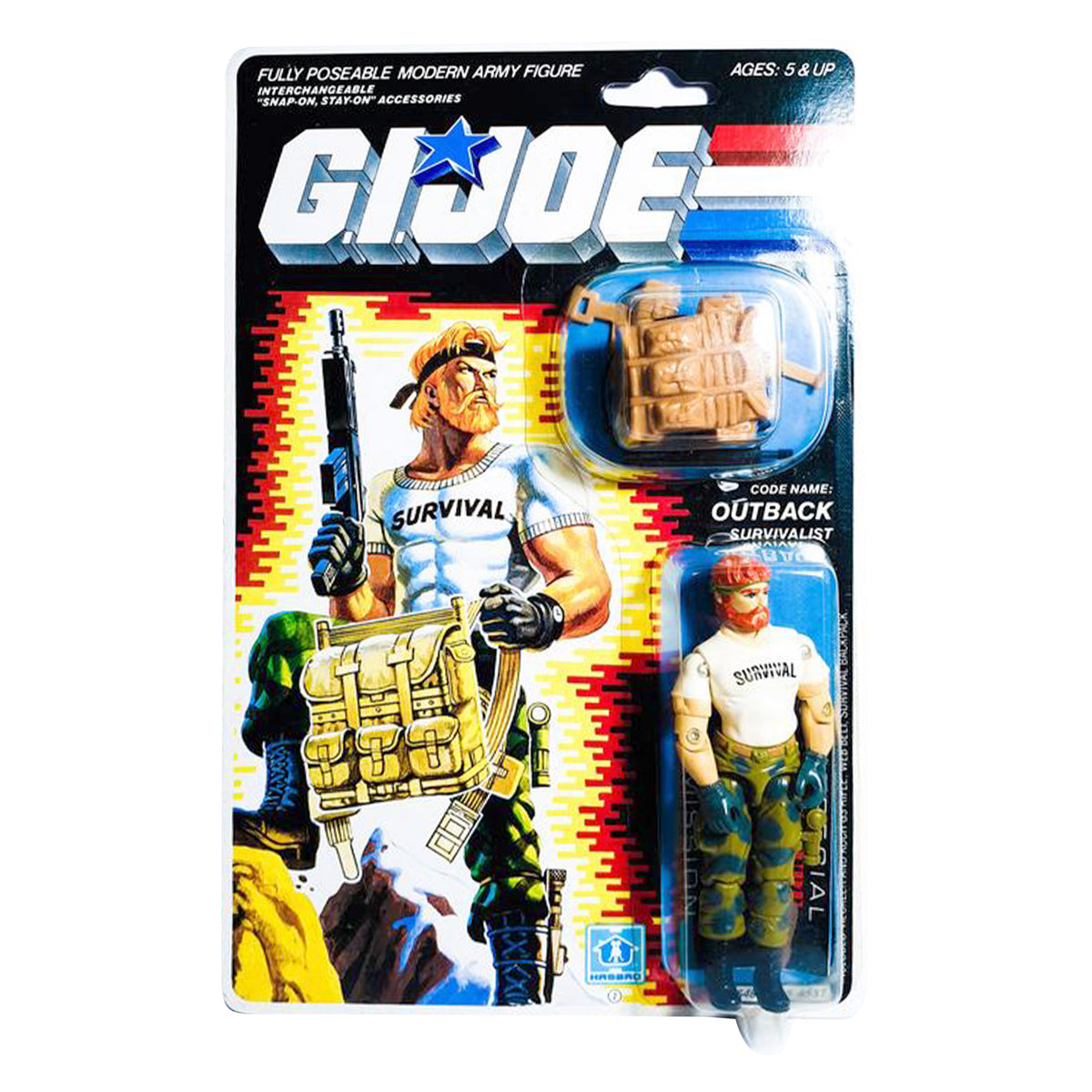 ToySack Outback, GI Joe (ARAH) A Real American Hero by Hasbro