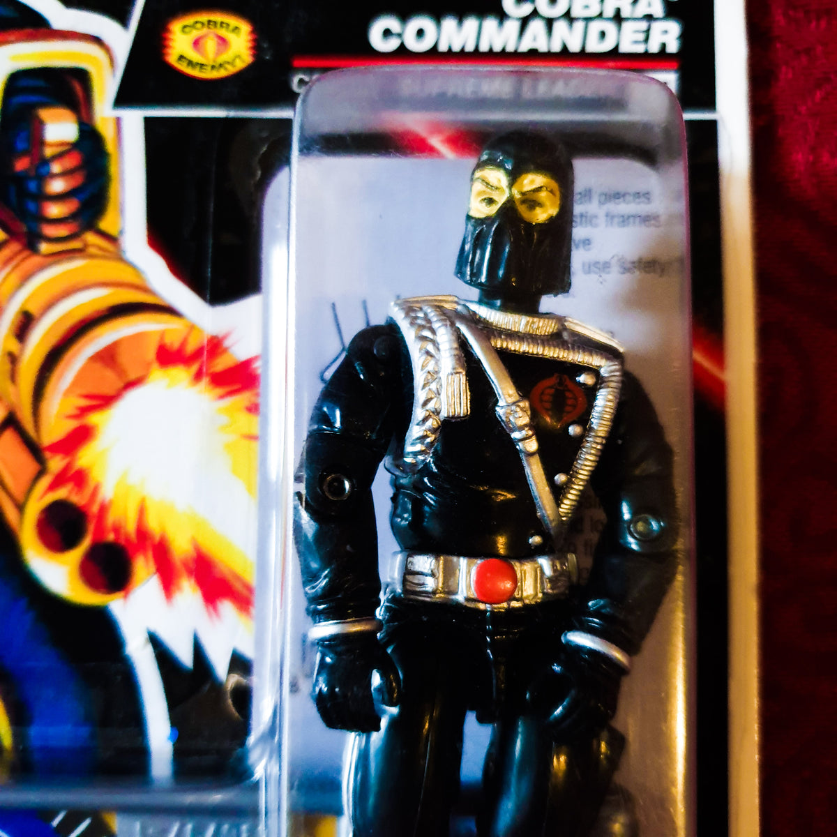 Figurine GI Joe Cobra Commander V4 De 1991 Par Hasbro (occasion, Complète)