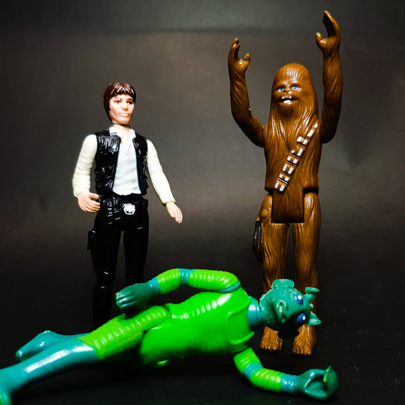 ToySack | Han Shot First Set with Han Solo, Chewbacca, & Greedo , Star Wars by Kenner, buy the toy online