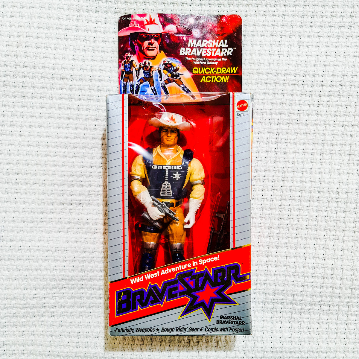 ToySack, Laser-Fire Marshall BraveStarr (MISB, Excellent Box Condition),  BraveStarr by Mattel, 1987 – ToysAaack
