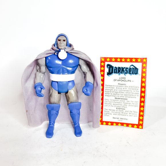 ToySack | Darkseid with Original Cape & Card, Super Powers by Kenner 1985, buy vintage DC toys for sale online at ToySack Philippines