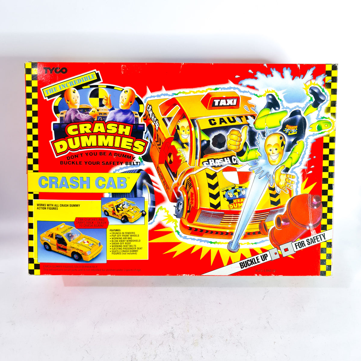 ToySack | Crash Cab, The Incredible Crash Dummies by Tyco 1992