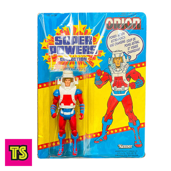 Orion, Super Powers Canada Card by Kenner 1986 | ToySack, buy vintage DC toys for sale online at ToySack Philippines