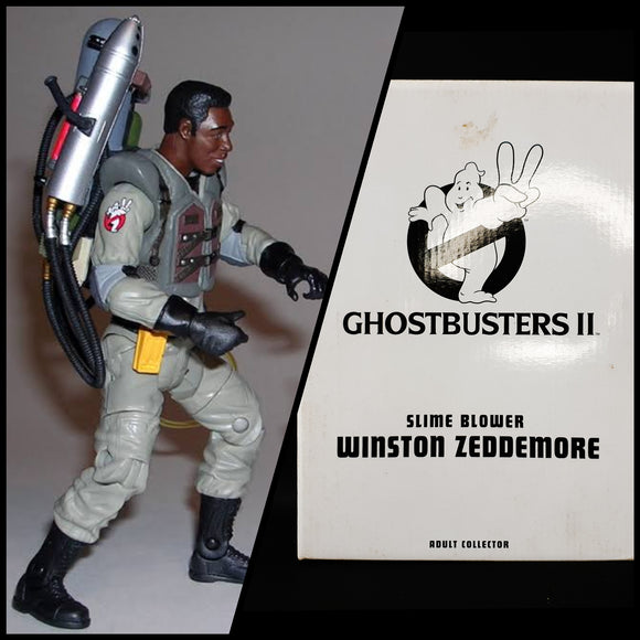 ToySack | Slime Blower Winston Zeddemore, Ghostbusters II by Matty Collector (Mattel) 2010, buy Ghostbusters toys for sale online at ToySack Philippines