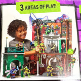 Play Demo, Sewer Lair Playset (Fits 4.5-Inch Figures), Ninja Turtles TMNT Mutant Mayhem by Playmates Toys 2023 | ToySack, buy TMNT toys for sale online at ToySack Philippines