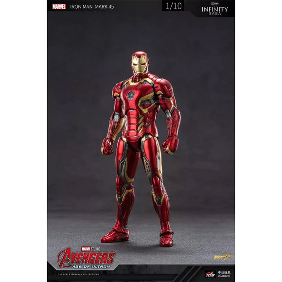 MCU Iron Man MK 45 7-Inch (1/10), Marvel Officially Licensed by ZD Toys | ToySack, buy Marvel toys for sale online at ToySack Philippines