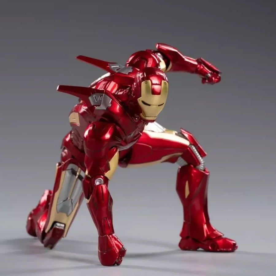 MCU Iron Man MK VII 7-Inch (1/10), Marvel Officially Licensed by