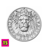 2022 1 oz Silver Niue Czech Lion (BU), APMEX, ( PCGS FS Certified) | ToySack, buy gold and silver bullion coins for sale online at ToySack