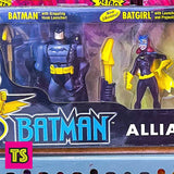 Closeup of Batman & Batgirl, Alliance of Fear Collection with Batman, Batgirl, Joker, and Scarecrow, Batman The New Adventures by Vintage Hasbro 2000 | ToySack, buy vintage and retro Batman DC Comics action figures, vehicles, toys, comics, and other collectibles by Kenner, Hasbro, and Mattel for sale online at ToySack.

We ship internationally.