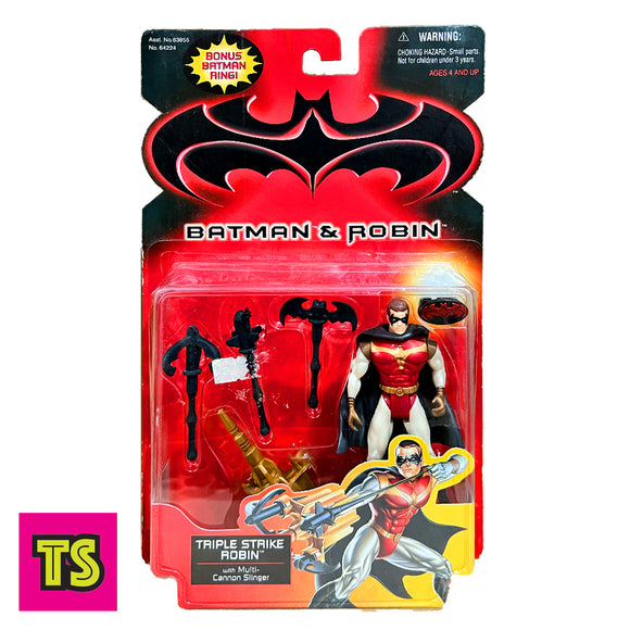 Triple Strike Robin with Batman Ring Bonus, Batman & Robin by Kenner 1997 | ToySack, buy vintage DC toys for sale online at ToySack Philippines