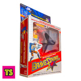 Right Side of Box Packaging, Laser-Fire BraveStarr MiSB, Vintage BraveStarr Action Figure by Mattel 1986 | ToySack, buy 1980s cartoons action figures such as BraveStarr, He-Man, GI Joe, Ninja Turtles, for sale online only at ToySack.

We ship interntationally.