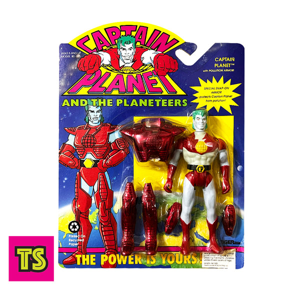 Armored Captain Planet, Vintage Captain Planet and the Planeteers by Tiger Toys 1991 | ToySack, buy vintage Captain Planet toys for sale online at ToySack