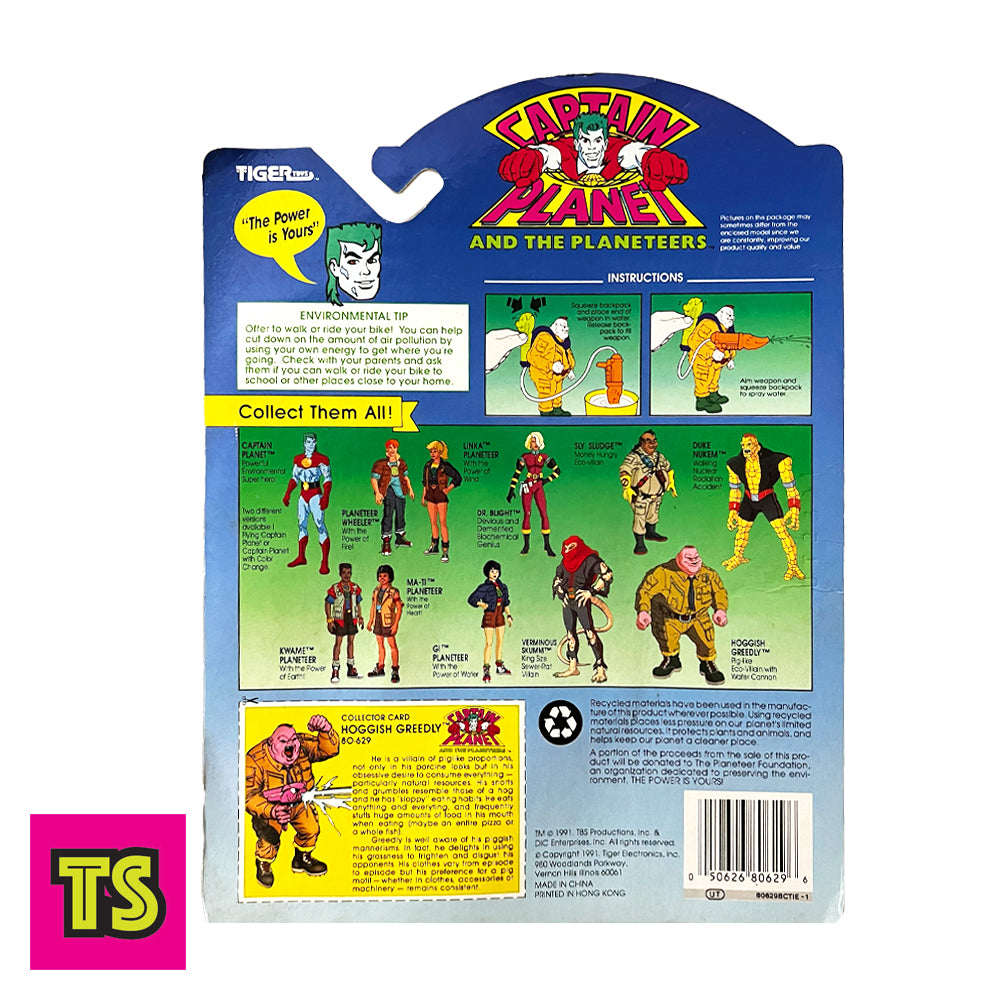 Hoggish Greedly, Vintage Captain Planet and the Planeteers by Tiger ...