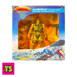 Front of Box Details, Ace McCloud (Back in Box, Unplayed Condition with Suit Plastic Discoloration), Centurions Power XTreme Action Figure Set by Kenner 1986 | ToySack, buy vintage Centurions and other Kenner action figures, vehicles, and toys from the 70s, 80s, and 90s only here at ToySack. 

We ship internationally.