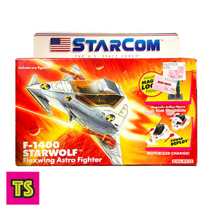 F-1400 Starwolf Flexwing Astro Fighter, Starcom The U.S. Space Force by Coleco 1986 | ToySack, buy premium vintage toys for sale online at ToySack PhilippinesF-1400 Starwolf Flexwing Astro Fighter, Starcom The U.S. Space Force by Coleco 1986 | ToySack, buy vintage toys for sale online at ToySack Philippines