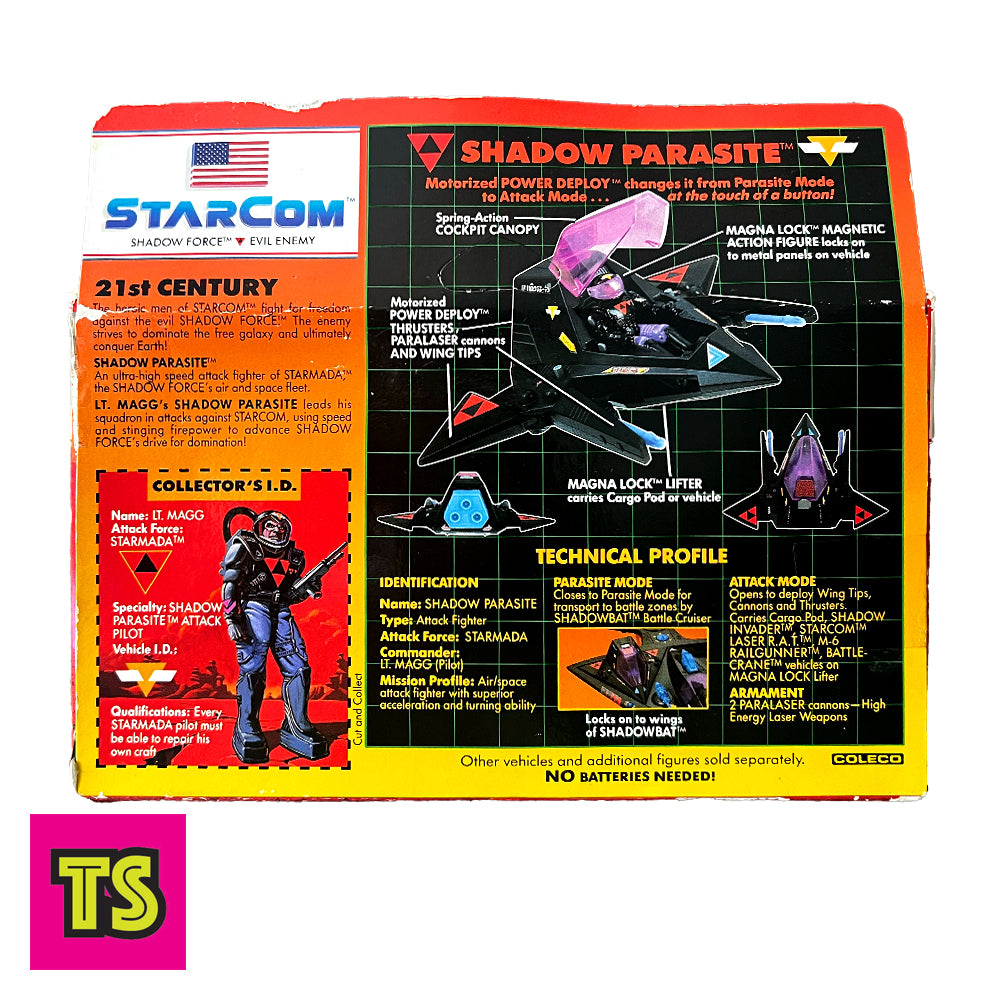 Figurine Coleco Starcom – Shadow Parasite – Vintage Années 80 – Occasion
