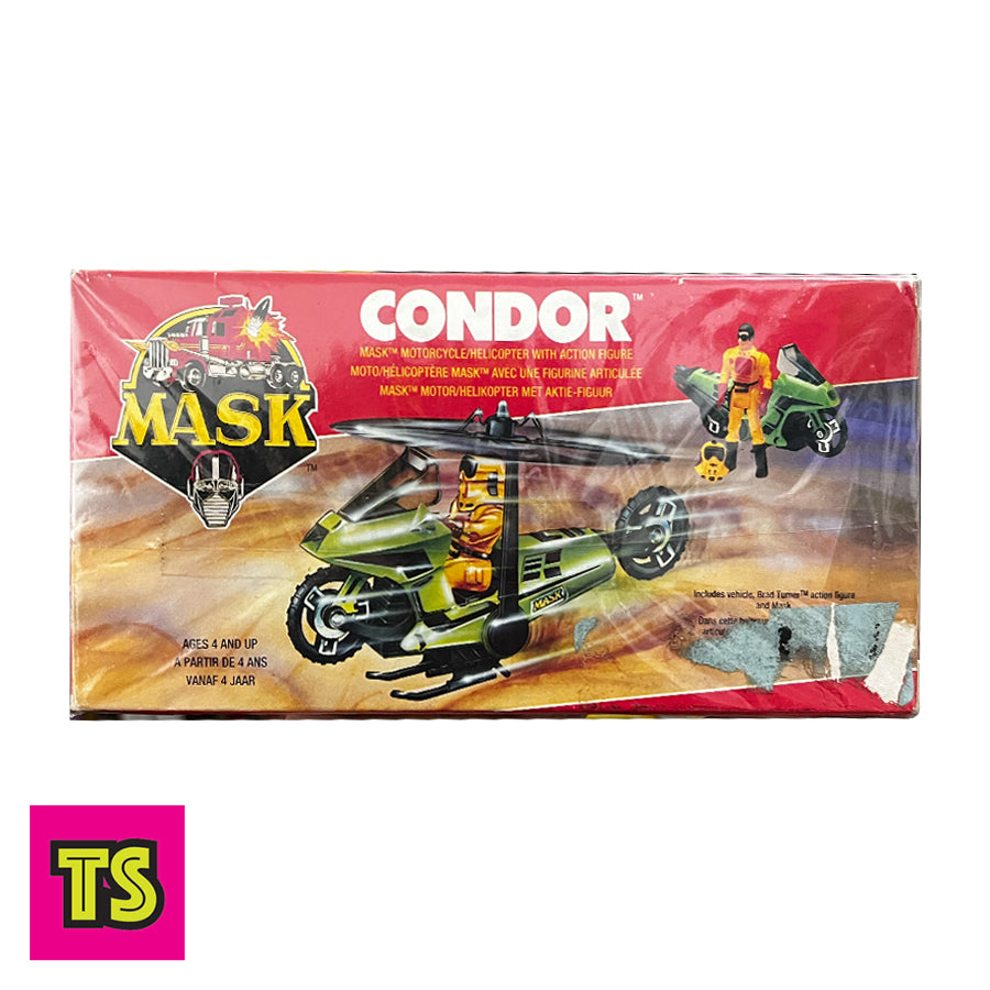 1986 Kenner M.A.S.K. Firefly Driver Julio Lopez + Calhoun Burns