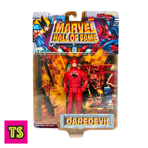 Daredevil with Fleer Annual 1995 Lady Deathstrike vs Wolverine Card, Marvel Hall of Fame by ToyBiz 1996 | ToySack, buy vintage Marvel toys for sale online at ToySack Philippines