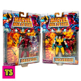 Deadpool & Unmasked Wolverine Bundle with Fleer Annual 1995 Moon Knight & Synch Cards, Marvel Hall of Fame by ToyBiz 1996 | ToySack, buy vintage Marvel toys for sale online at ToySack Philippines