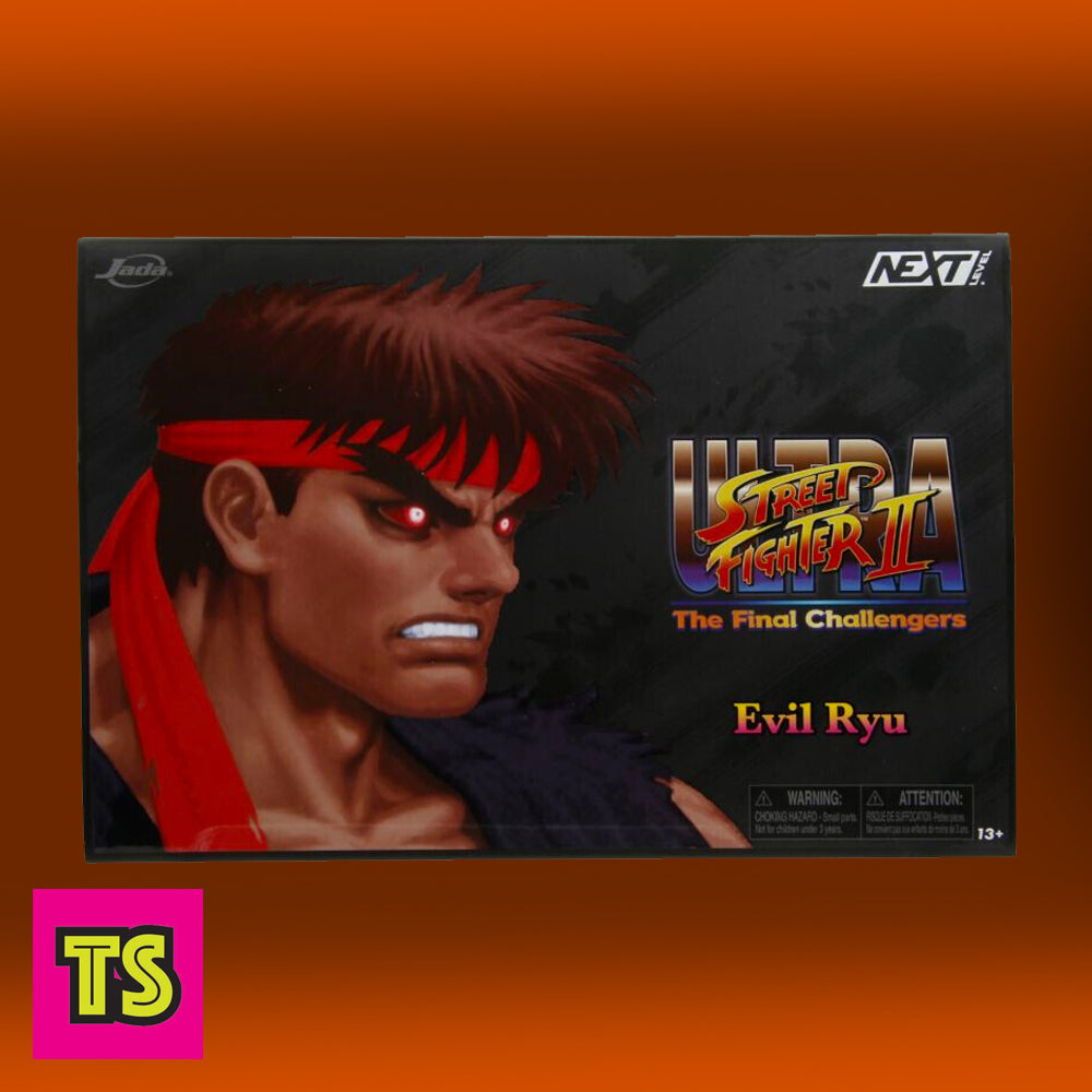 Evil Ryu SDCC '23 Exclusive, Street Fighter II by Jada Toys 2023