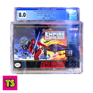 Star Wars V Empire Strikes Back Video Game CGC Graded 8.0, For Nintendo SNES by LucasArts 1993 | ToySack, buy vintage collectibles for sale online at ToySack Philippines