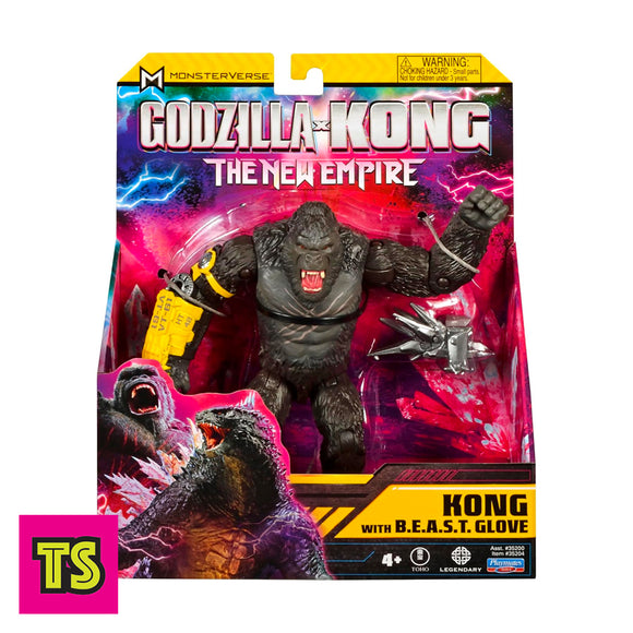 Kong with B.E.A.S.T. Glove, Godzilla x Kong: The New Empire Movie Monster 6-Inch Basic Action Figure by Playmates Toys 2024 | ToySack, buy monster toys for sale online at ToySack Philippines