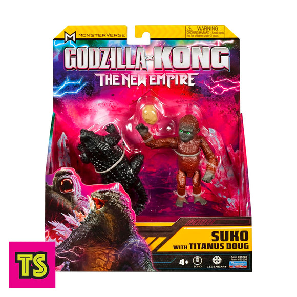 Suko with Titanus Doug, Godzilla x Kong: The New Empire Movie Monster 6-Inch Basic Action Figure by Playmates Toys 2024 | ToySack, buy monster toys for sale online at ToySack Philippines