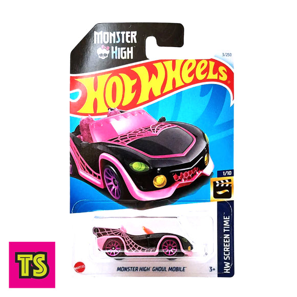 Monster High Ghoul Mobile (Black), Screen Time Hot Wheels by Mattel | ToySack, buy modern and classic Hot Wheels 1/64 diecast cars for sale online at ToySack
