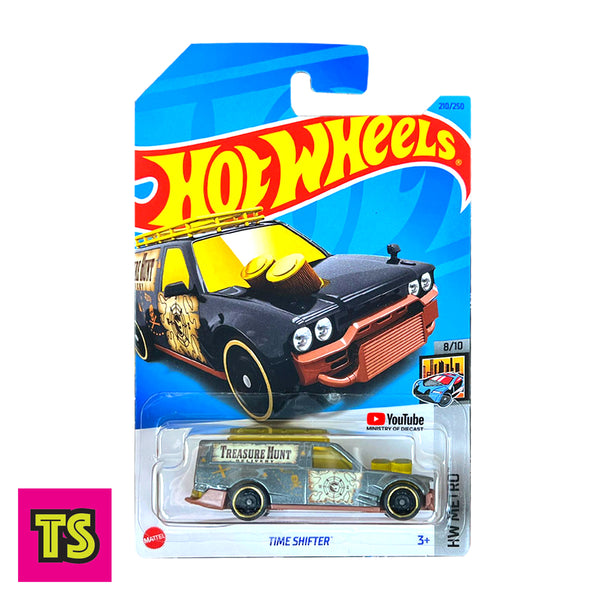 Hot Wheels Time Shifter HW Metro 8/10 – Die-Cast Auto, Treasure Hunt Serie, Mit Wechsel-Design, 1:64