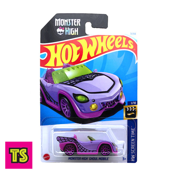 Monster High Ghoul Mobile (Pink), Screen Time Hot Wheels by Mattel | ToySack, buy modern and classic Hot Wheels 1/64 diecast cars for sale online at ToySack