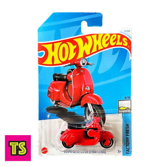 Vespa 90 SS Super Sprint (Red), Factory Fresh Hot Wheels by Mattel | ToySack, buy modern and classic Hot Wheels 1/64 diecast cars for sale online at ToySack