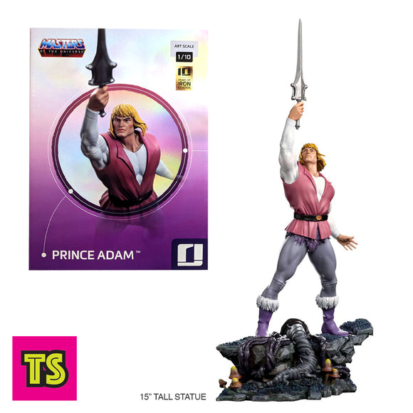 Prince Adam 1/10 Scale Statue (Brand New), Masters of the Universe by Iron Studios 2023